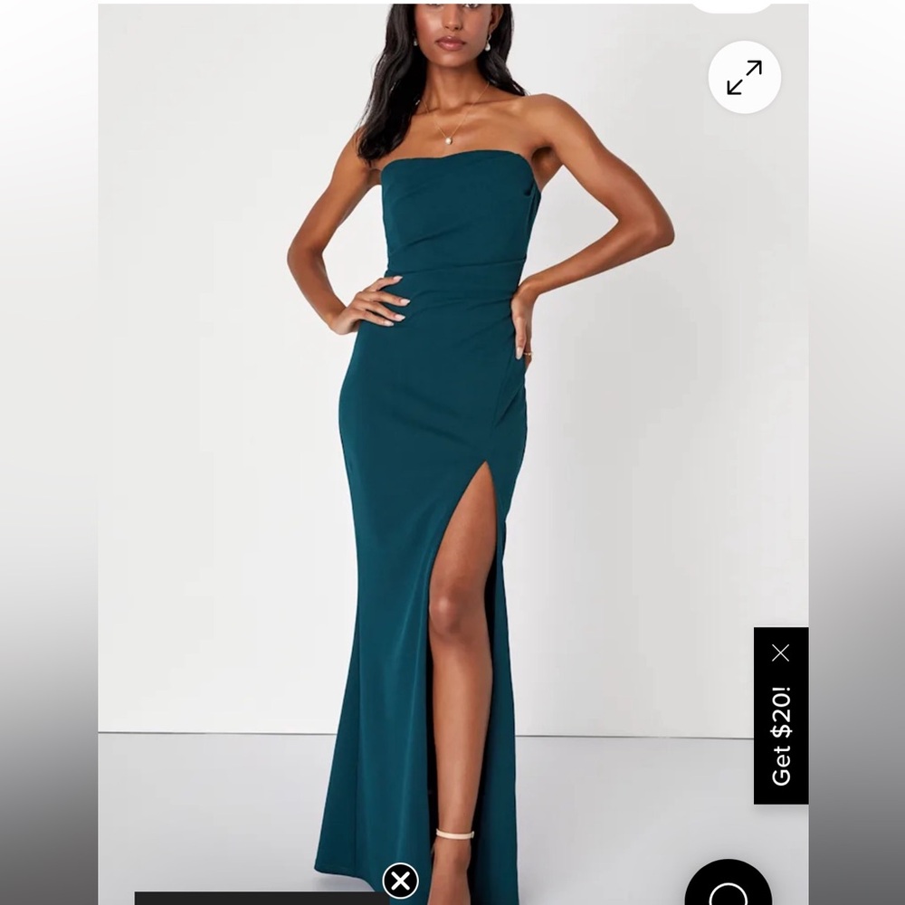 Lulus Emerald green Formal Dress